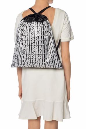 Backpack with a pattern and logo, zdjęcie 2 Backpack with a pattern and logo od Balmain